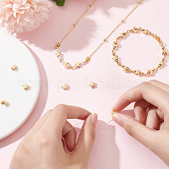 20Pcs 2 Style Brass Beads&nbsp;KK-BC0010-42