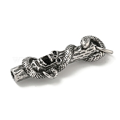 316 Surgical Micro Pave Cubic Zirconia Stainless Steel Pendants&nbsp;STAS-Z073-60AS-01