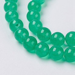 Natural White Jade Beads Strands&nbsp;G-G756-03-4mm