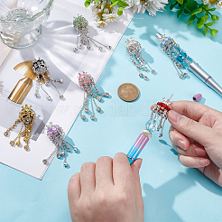 8Pcs 8 Colors Rhinestone Pen Caps&nbsp;AJEW-PH0061-74