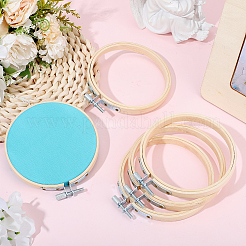 Bamboo Embroidery Hoops&nbsp;AJEW-WH20020-316A