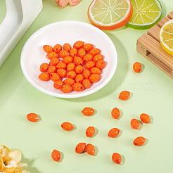 50Pcs Opaque Acrylic Beads&nbsp;SACR-TADJ0001-01B