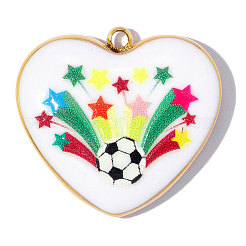 304 Stainless Steel Enamel Pendants&nbsp;STAS-OY018-15G