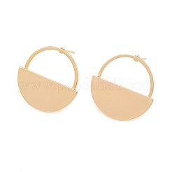 Brass Stud Earrings for Women&nbsp;KK-CBA866A-03G