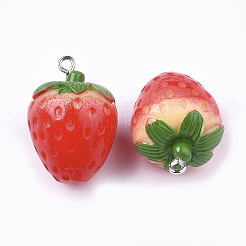 Resin Pendants&nbsp;X-RESI-T028-25