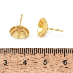 Brass Stud Earring Findings&nbsp;KK-A300-29D-G
