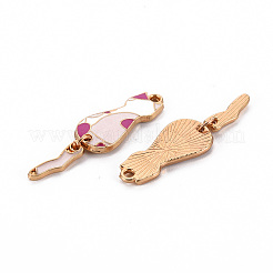 Eco-Friendly Alloy Enamel Pendants&nbsp;ENAM-T011-84-NR