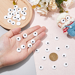 100 Pairs Plastic Doll Craft Eyes Cabochons&nbsp;DIY-FH0007-73A
