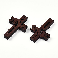 Natural Wood Pendants&nbsp;WOOD-N016-63