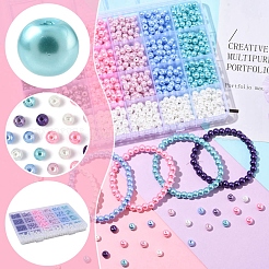 DIY Round Beads Bracelets Making Kits&nbsp;DIY-FS0008-87