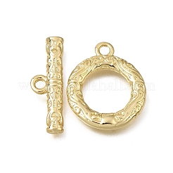 Brass Toggle Clasps&nbsp;KK-CJC2732-01B-G-RS