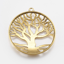 Tibetan Style Pendant Cabochon Settings&nbsp;TIBEP-A23210-AG-FF
