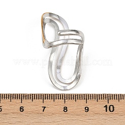 304 Stainless Steel Cuff Rings&nbsp;RJEW-D331-01A-PG