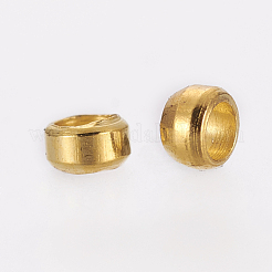 Brass Crimp Beads&nbsp;E002-G-NR