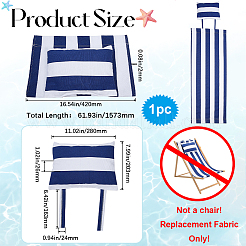 Stripe Pattern Chair Canvas Cloth&nbsp;AJEW-WH0248-452B