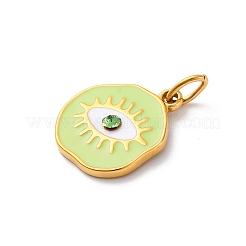 304 Stainless Steel Enamel Pendants&nbsp;STAS-I331-06G