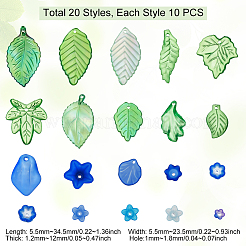 DIY Leaf Flower Making Findings Kits&nbsp;DIY-GA0009-61