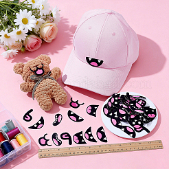 180Pcs 6 Styles Felt Craft Doll Mouth&nbsp;DOLL-NB0001-06