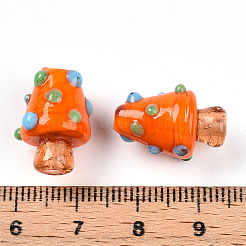 Handmade Lampwork Bumpy Beads&nbsp;LAMP-T022-02A-09
