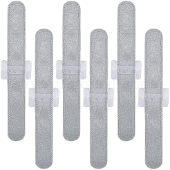 6Pcs Plastic Slap Bracelets&nbsp;BJEW-CN0001-18A