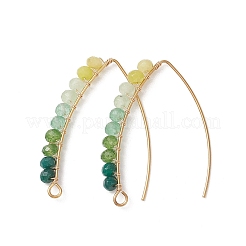 Natural Malaysia Jade Earring Hooks&nbsp;EJEW-JE06887-02