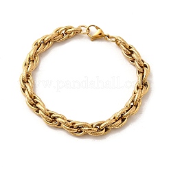 304 Stainless Steel Mesh Chain Bracelets for Women&nbsp;BJEW-B140-02G