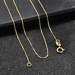 Sterling Silver Box Chain Necklaces&nbsp;X-STER-M086-03B
