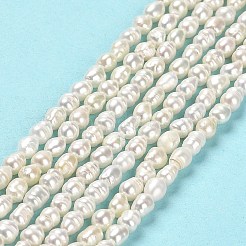 Natural Cultured Freshwater Pearl Beads Strands&nbsp;PEAR-E016-126