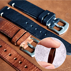 20Pcs Leather Watch Strap Bezel&nbsp;AJEW-FH0005-08B