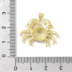 Brass Enamel Pendants&nbsp;KK-H529-44G