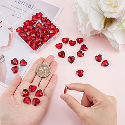 50Pcs Glass Rhinestone Cabochons&nbsp;RGLA-FG0001-15A