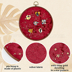 Galaxy Enamel Pin Hoop&nbsp;FIND-WH0260-64E
