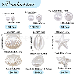440Pcs ABS Plastic Imitation Pearl Beads&nbsp;KY-SC0002-51