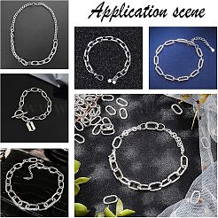 304 Stainless Steel Open Jump Rings&nbsp;STAS-UN0011-77P