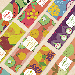 Abstract Fruit Style Soap Paper Tag&nbsp;DIY-WH0399-69Z