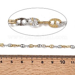 Two Tone 304 Stainless Steel Oval Link Chains&nbsp;SA-CBAB767-03GP