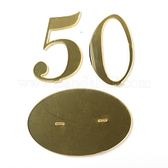Acrylic Table Numbers&nbsp;DJEW-WH0015-14