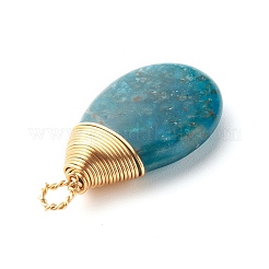 Natural Apatite Pendants&nbsp;X-PALLOY-JF00878