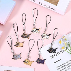Alloy Enamel Pendant Mobile Straps&nbsp;HJEW-SW00044