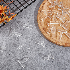 24Pcs Acrylic Craft Honeycomb Dowel Pins&nbsp;FIND-BC0013-60C