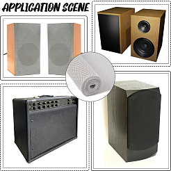 Fiber Speaker Grill Cloth&nbsp;AJEW-GF0014-02A