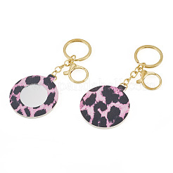 2Pcs PU Mirror Keychains&nbsp;KEYC-TADJ0001-05A