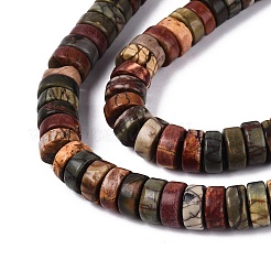 Natural Picasso Jasper/Polychrome Jasper Beads Strands&nbsp;G-N367-03A-08