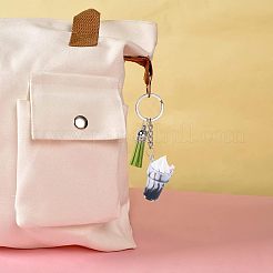 DIY Cute Tassel Keychain Making Kits&nbsp;DIY-OC0003-97