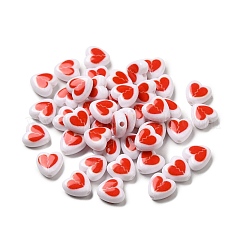 Opaque Acrylic Enamel Beads&nbsp;OACR-P017-D05