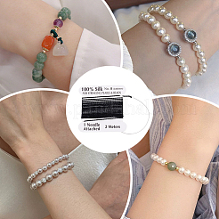 5Pcs Pure Silk Cord&nbsp;OCOR-BBC0001-03A