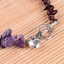 Gemstone Chip Beaded Anklets&nbsp;AJEW-AN00151