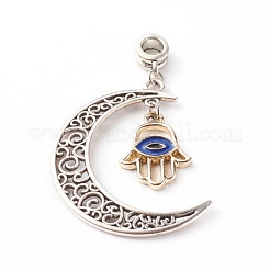Tibetan Style Alloy European Dangle Charms&nbsp;PALLOY-JF00711