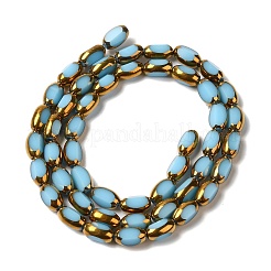 Electroplate Glass Beads Strands&nbsp;EGLA-P061-02A-10