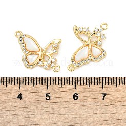 Brass Micro Pave Cubic Zirconia Pendants&nbsp;KK-U043-30G-01